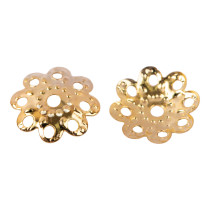 " Zlatka" Розетка для бус DR- 013/ 5 11 мм ± 2 мм 5 шт №01 под золото