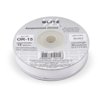 лента 15 мм OR-15 BLITZ 22.8 м ±0.5 м №001 белый