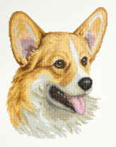 Кристальная ( алмазная) мозаика  " ФРЕЯ" ALVR- 169 " Веселый вельш- корги" 30 х 35 см