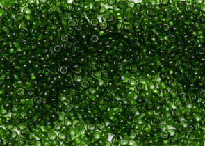 Бисер Чехия круглый 10/0 50г 50120h тёмно-зелёный квадратное отверстие