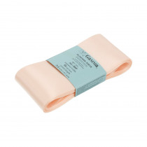 Лента атласная 50 мм ( 2 ") "Gamma" ФАСОВКА 5.4 м №002 св.розовый