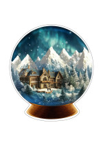 " ФРЕЯ" PZLF- 004 Пазл фигурный деревянный " Магический шар" 126 элемент. 